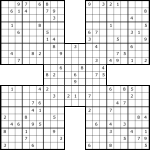 Voorbeeld Samurai Sudoku