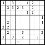 Voorbeeld Triple Sudoku
